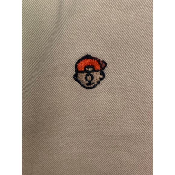 TRUKFIT khaki Chino flat front Embroidered all over pants 34 x 32 100% cotton - Picture 9 of 10